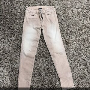 American Eagle Light Pink Skinny Jeans